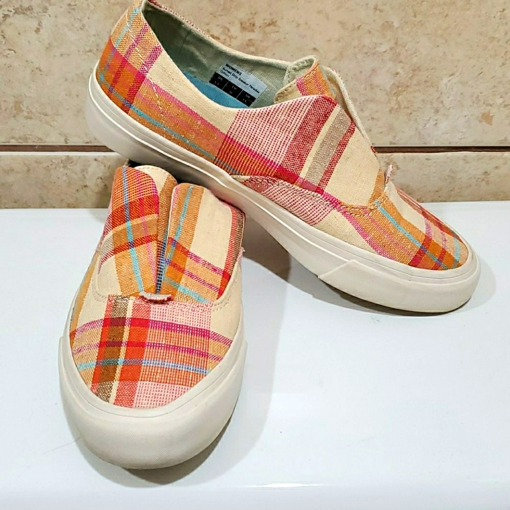 SeaVees Sunset Strip Sneaker Paridise plaid 5.5